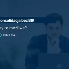 Mężczyzna zastanawia się nad konsolidacją bez BIK. Czy kredyt konsolidacyjny dla zadłużonych w BIK jest możliwy? FINREAL.