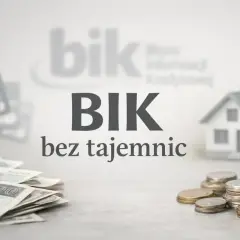 Czy bank może sprawdzić BIK bez mojej zgody? Na zdjęciu pieniądze, karty, dom i napis BIK bez tajemnic.