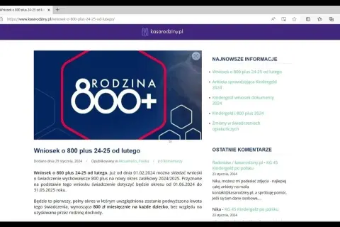 Wniosek 800 plus 2025: Złóż do 30.04 i nie trać pieniędzy!