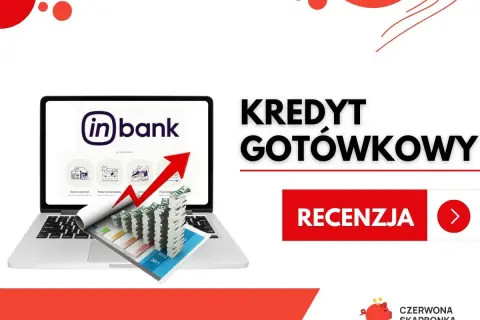 Kredyt gotówkowy w inbank - co to za bank? Laptop z wykresem i stosem pieniędzy. Recenzja.