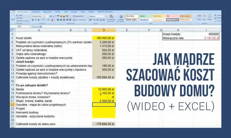 kosztorys budowy domu dokumenty i kalkulator