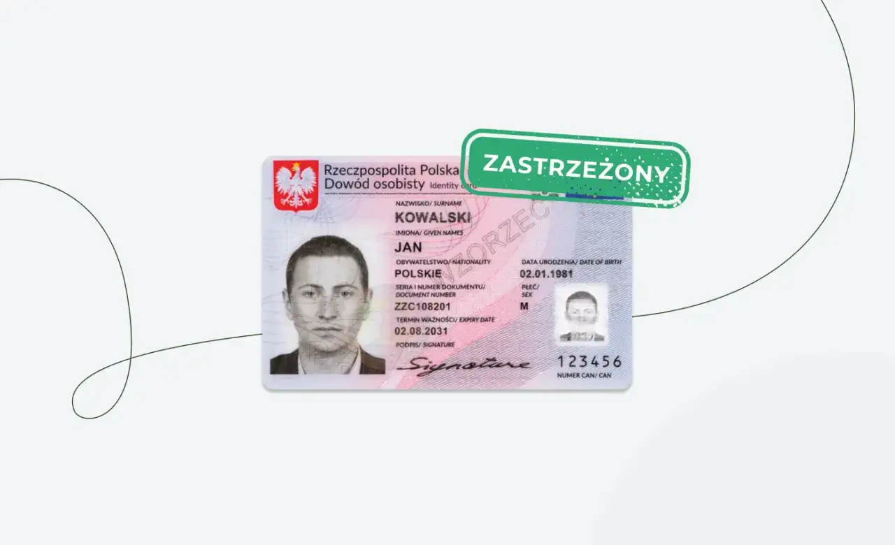 Zastrzeżony dowód osobisty Jana Kowalskiego. Dowiedz się, jak odblokować zastrzeżony dowód osobisty w banku, gdy dane są nieaktualne.