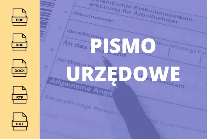 Dokumenty urzędowe i wniosek
